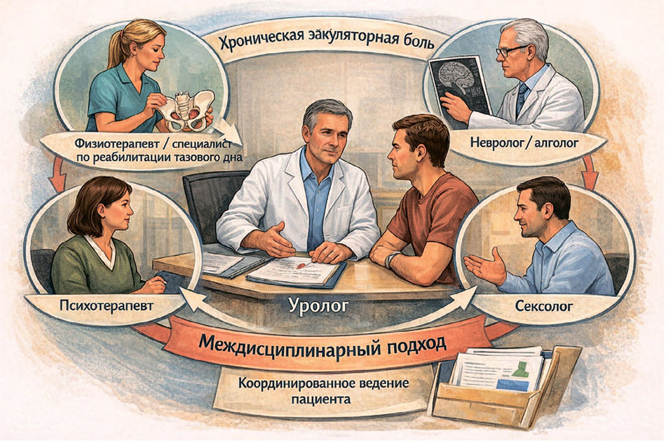 Болезненная эякуляция. Клинический обзор для практикующих урологов